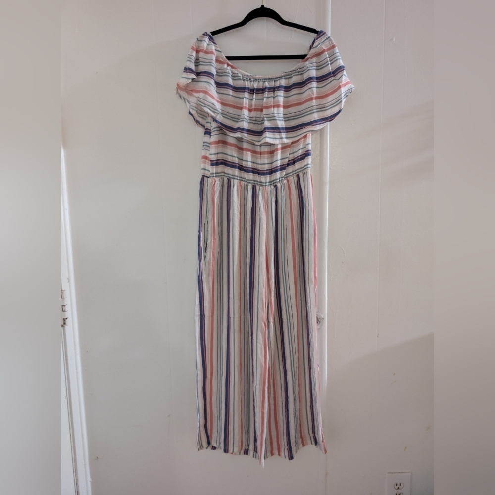 Mimi Chica Multicolor Striped Jumpsuit
